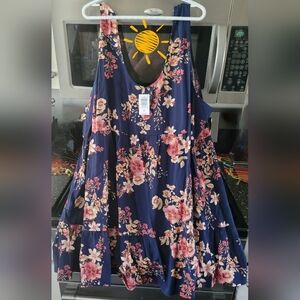 Torrid Floral Navy Mini Dress